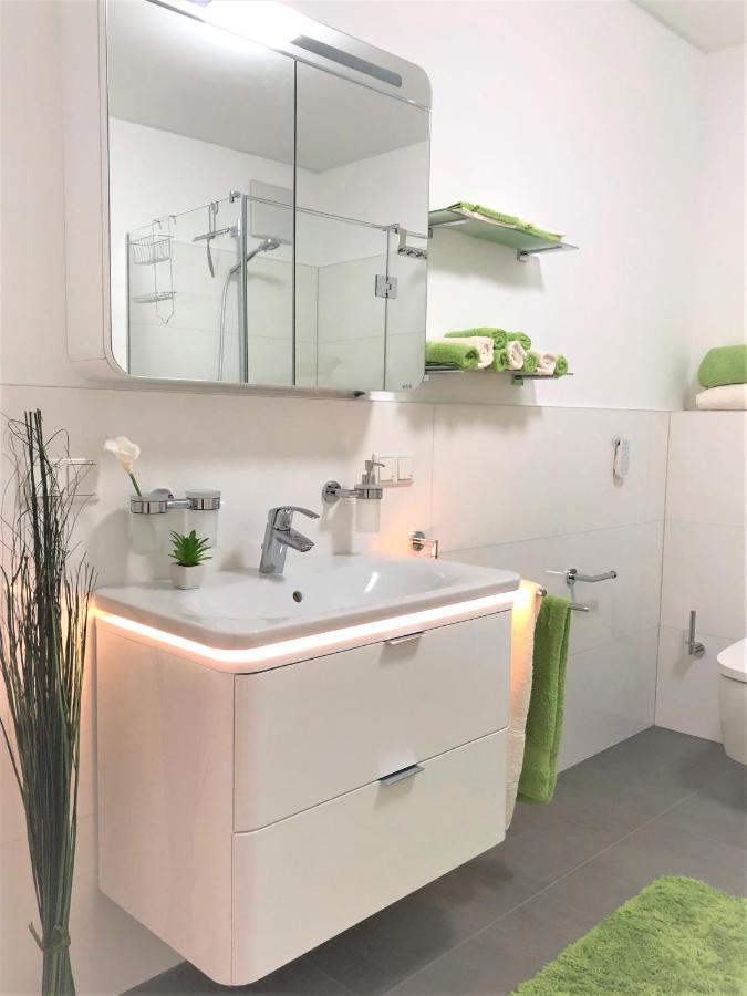 Panorama Penthouse Apartment Mit Klima Und Whirlpool Fuer Bis Zu 6 Personen Frankenthal (Rhineland-Palatinate) Exterior foto