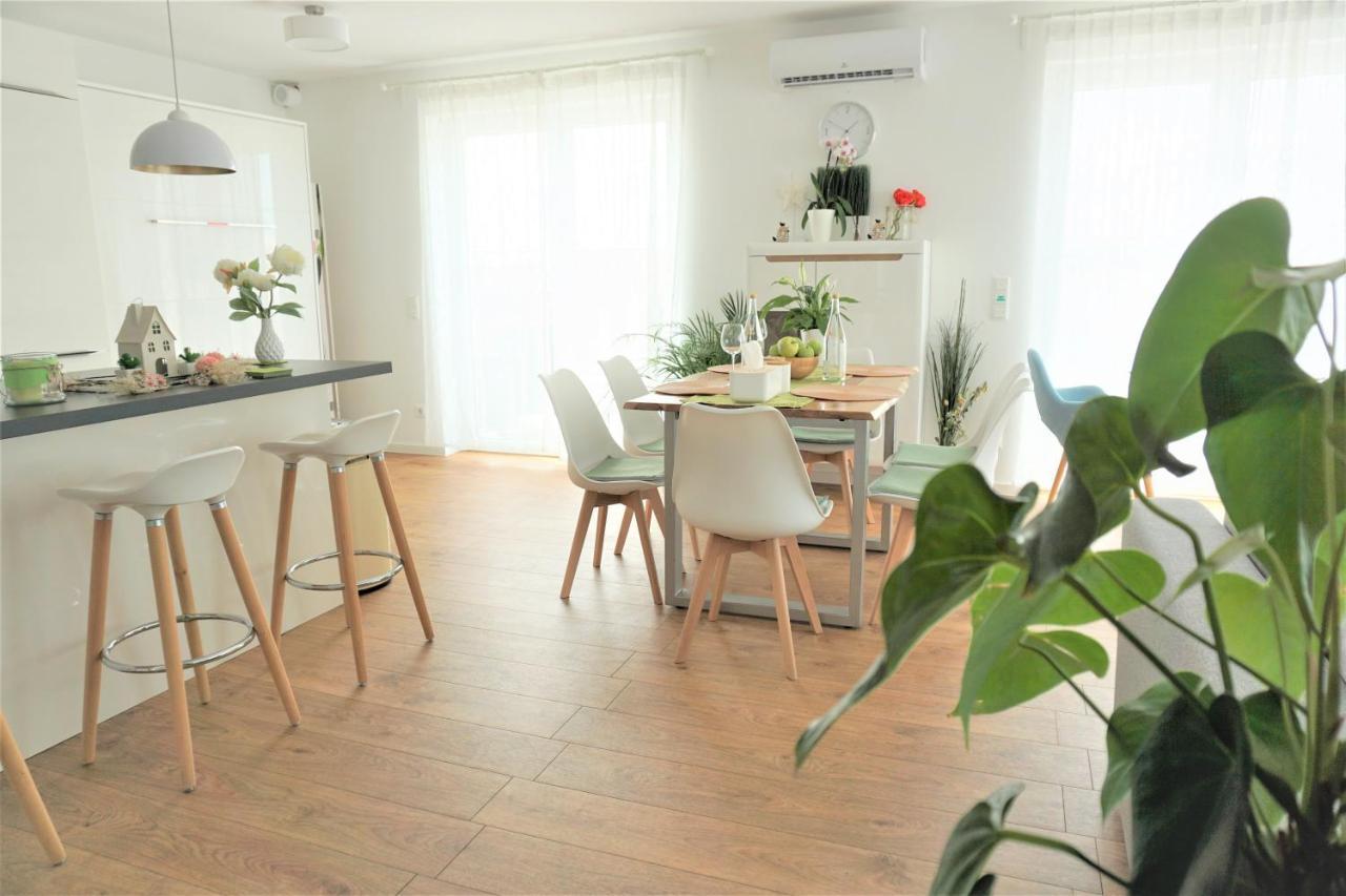 Panorama Penthouse Apartment Mit Klima Und Whirlpool Fuer Bis Zu 6 Personen Frankenthal (Rhineland-Palatinate) Exterior foto