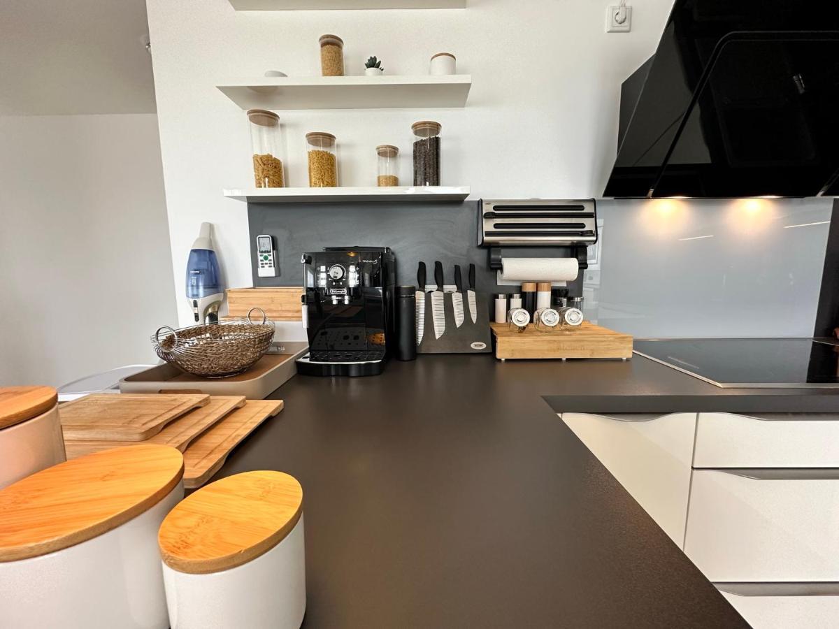Panorama Penthouse Apartment Mit Klima Und Whirlpool Fuer Bis Zu 6 Personen Frankenthal (Rhineland-Palatinate) Exterior foto